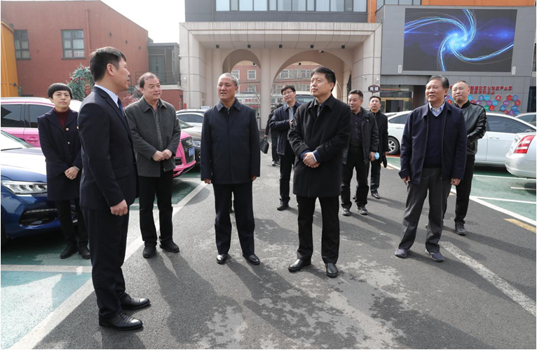 2021.03.15  市委副书记 刘涛一行 参观调研融媒体产业园